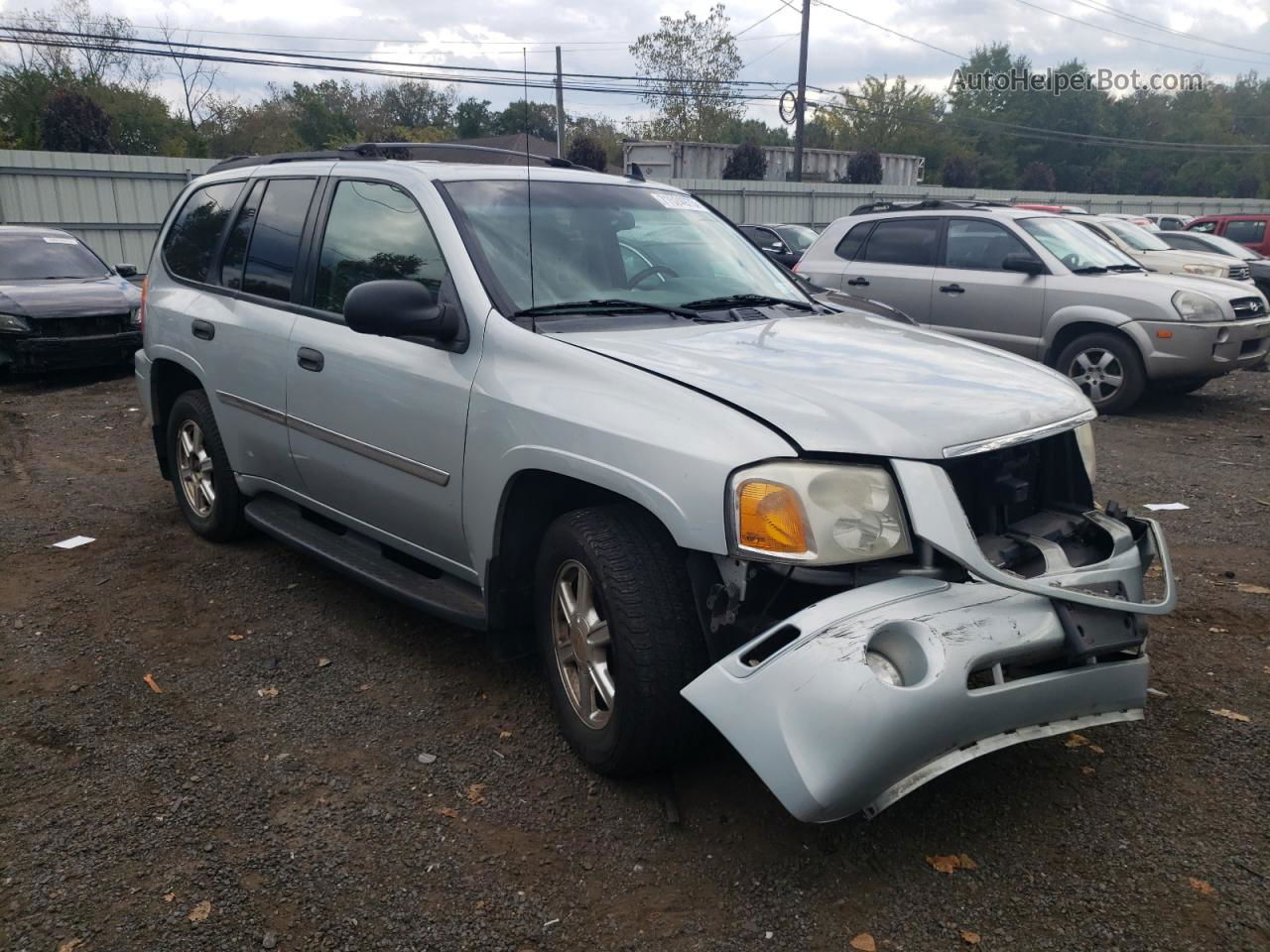 2008 Gmc Envoy  Silver vin: 1GKDT13S582179491