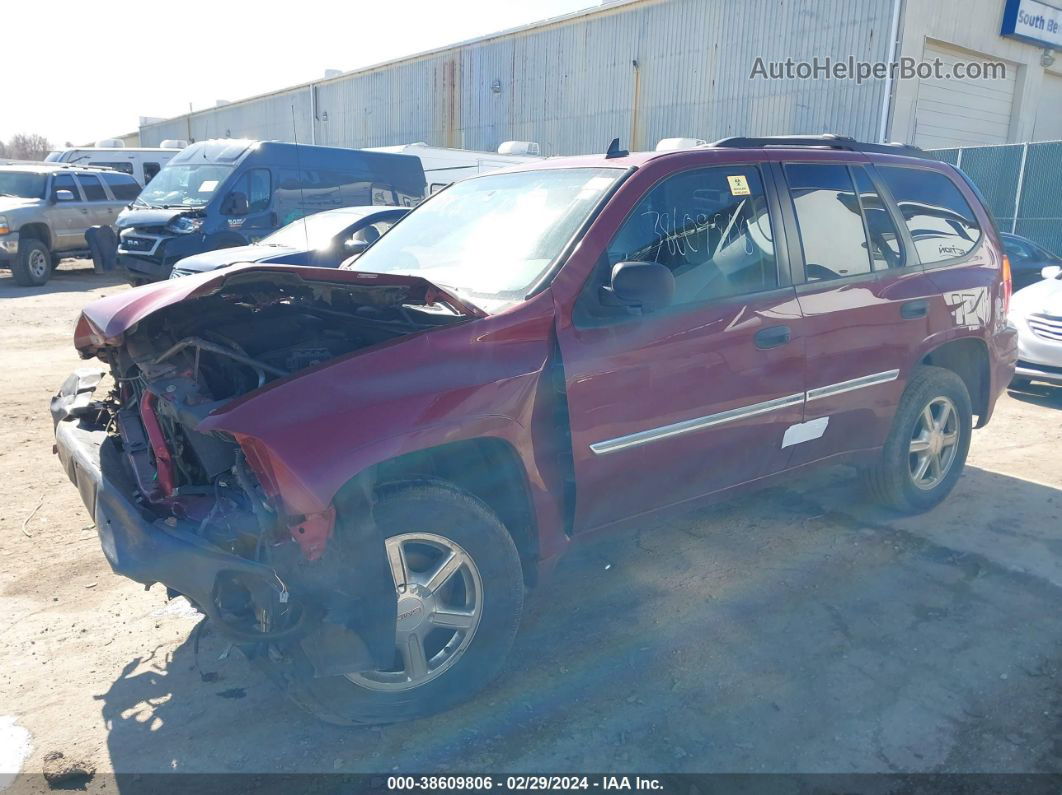 2008 Gmc Envoy Sle Burgundy vin: 1GKDT13S582212232