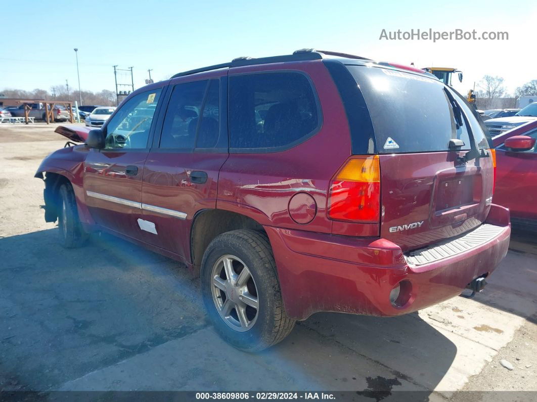 2008 Gmc Envoy Sle Burgundy vin: 1GKDT13S582212232