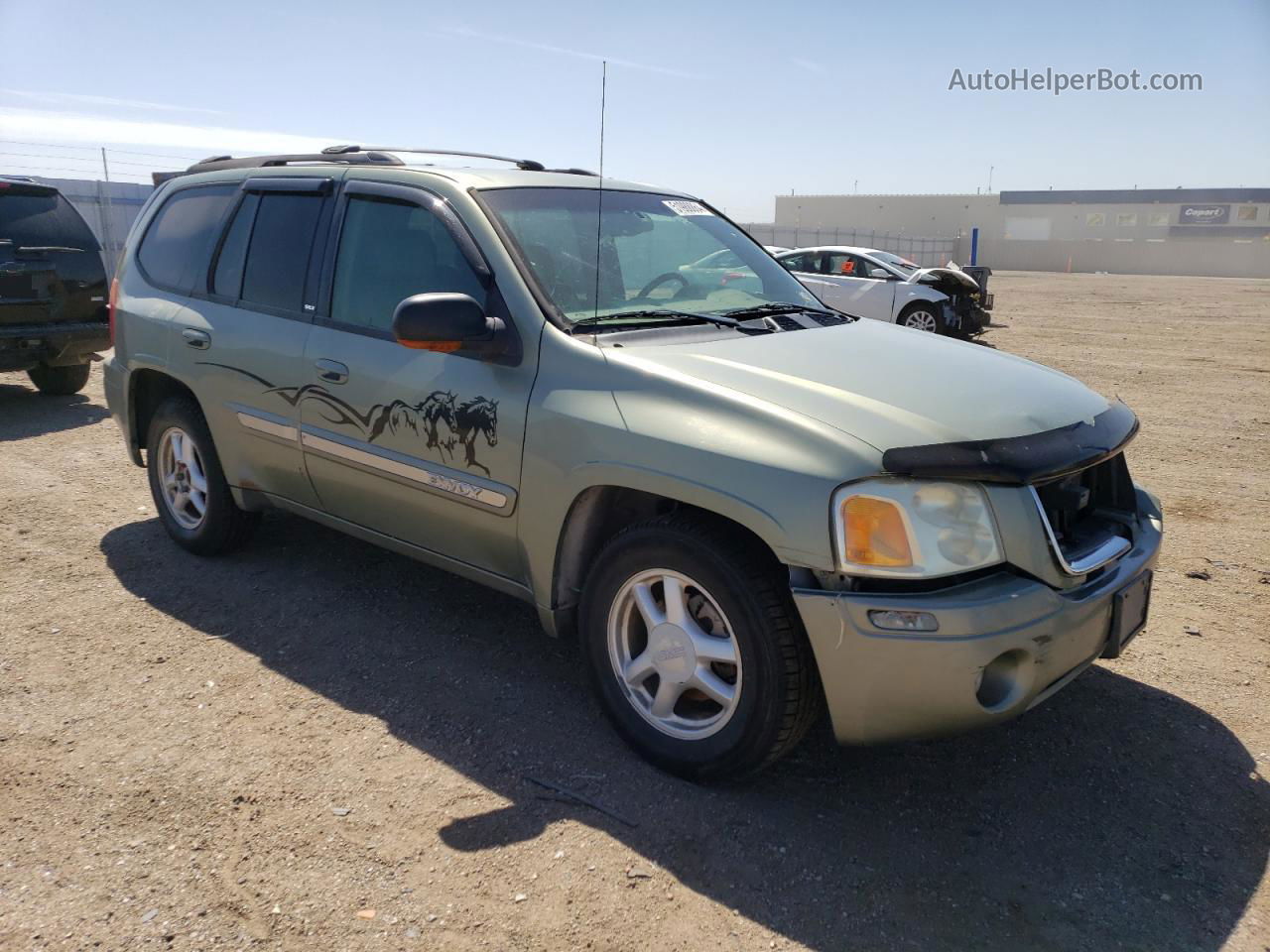 2003 Gmc Envoy  Green vin: 1GKDT13S632139333