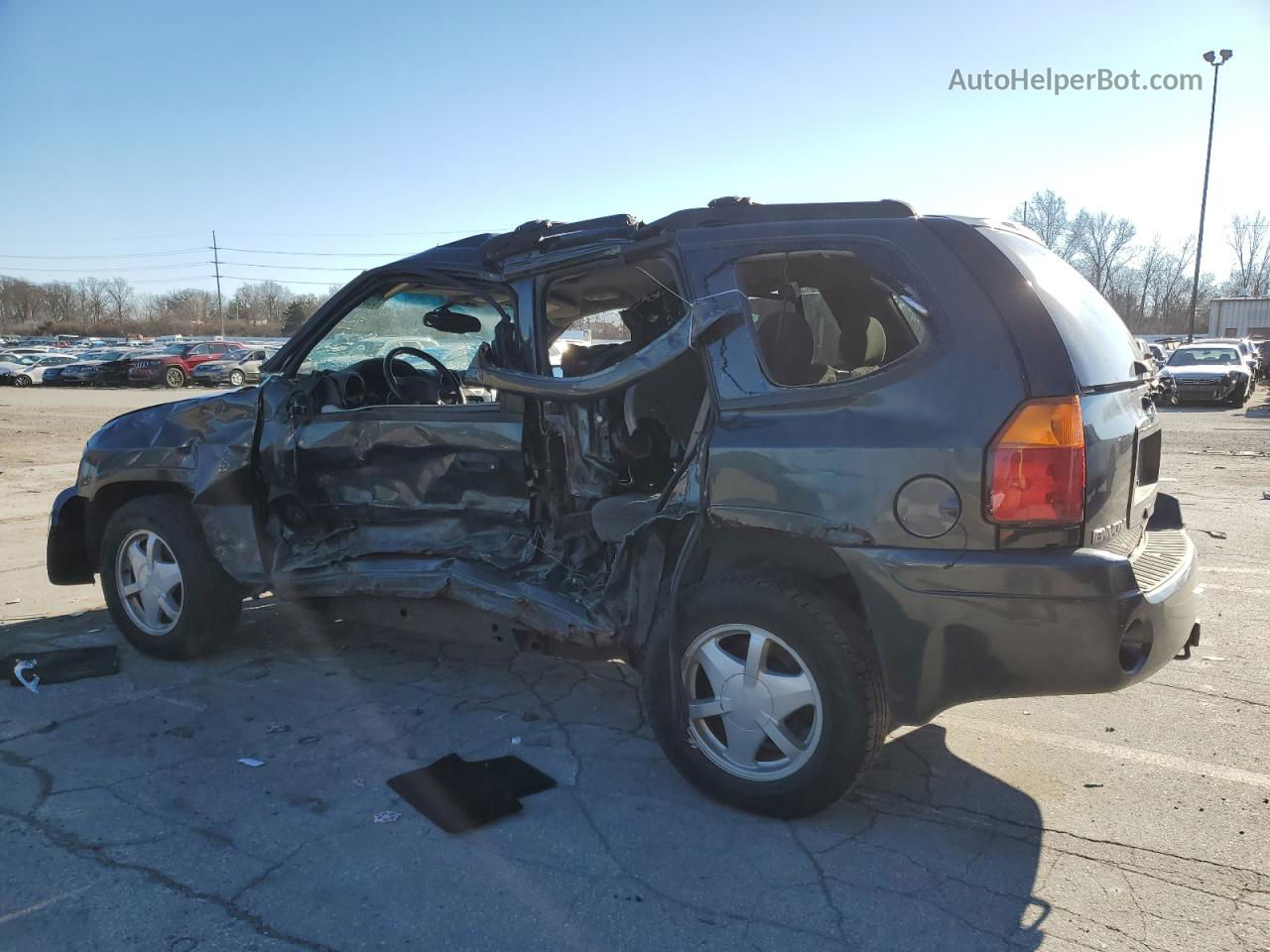 2003 Gmc Envoy  Gray vin: 1GKDT13S632146198