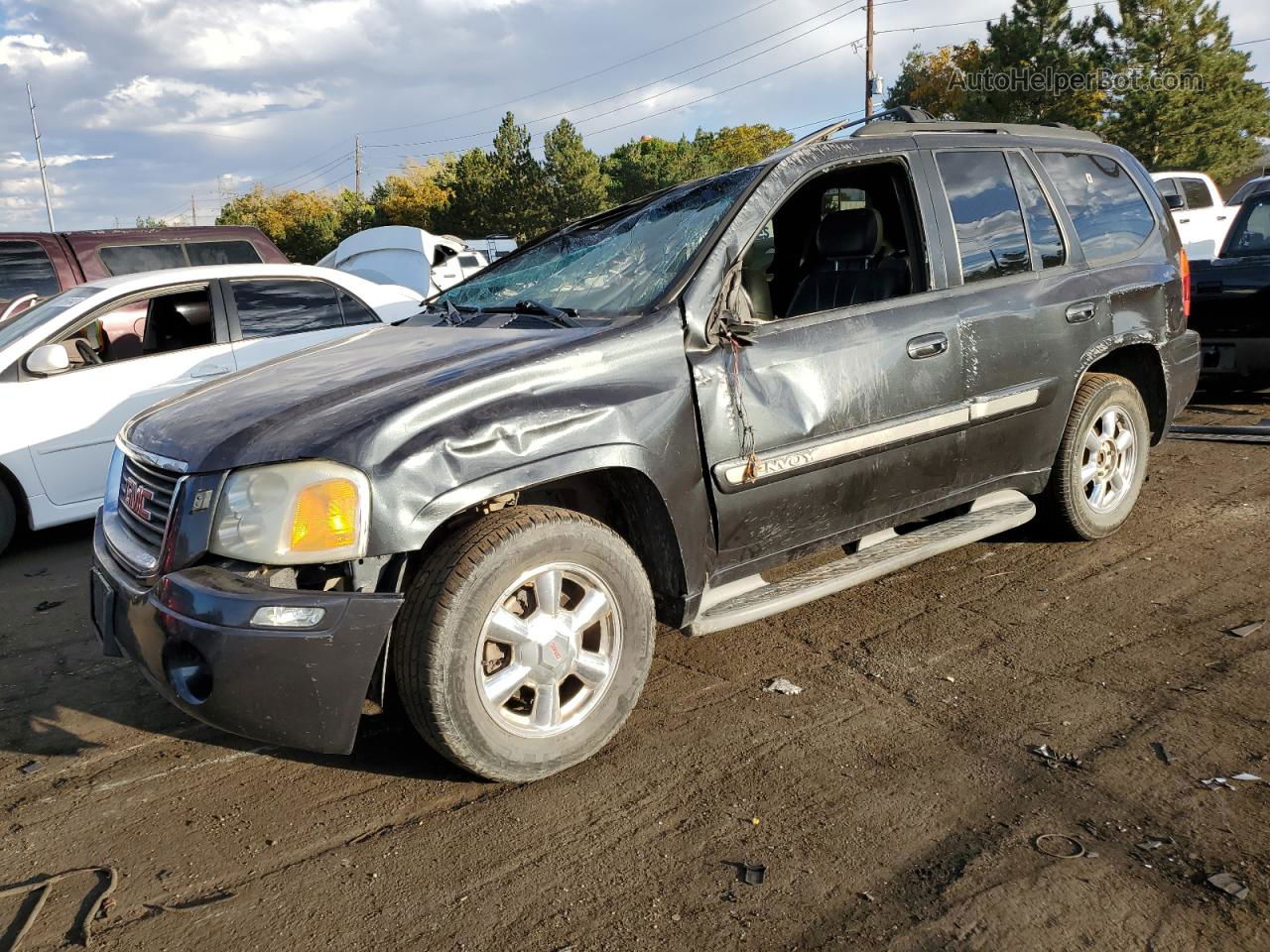 2003 Gmc Envoy  Gray vin: 1GKDT13S632287420