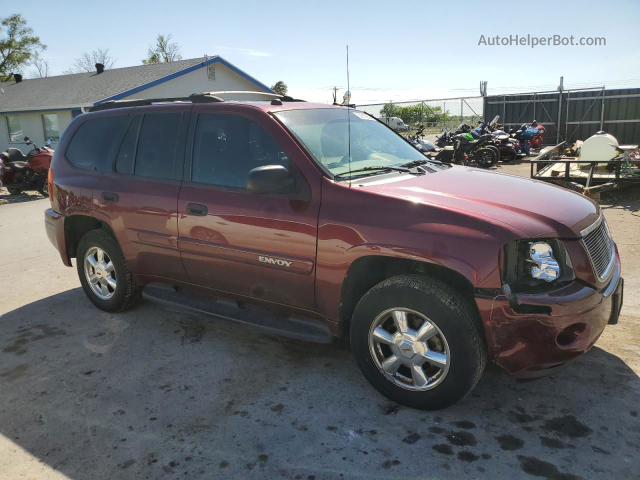 2005 Gmc Envoy  Темно-бордовый vin: 1GKDT13S652289672