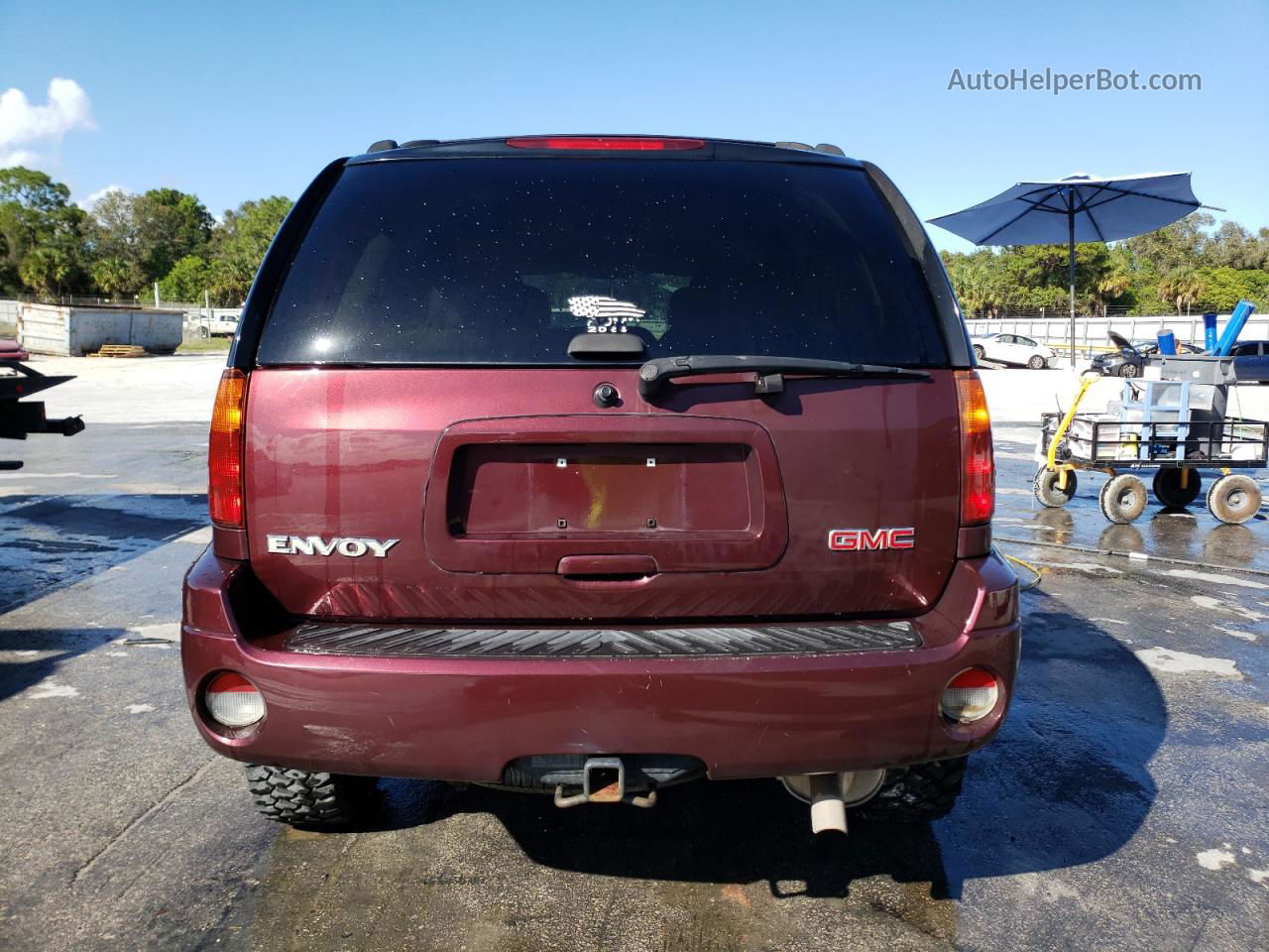 2007 Gmc Envoy  Burgundy vin: 1GKDT13S672122764