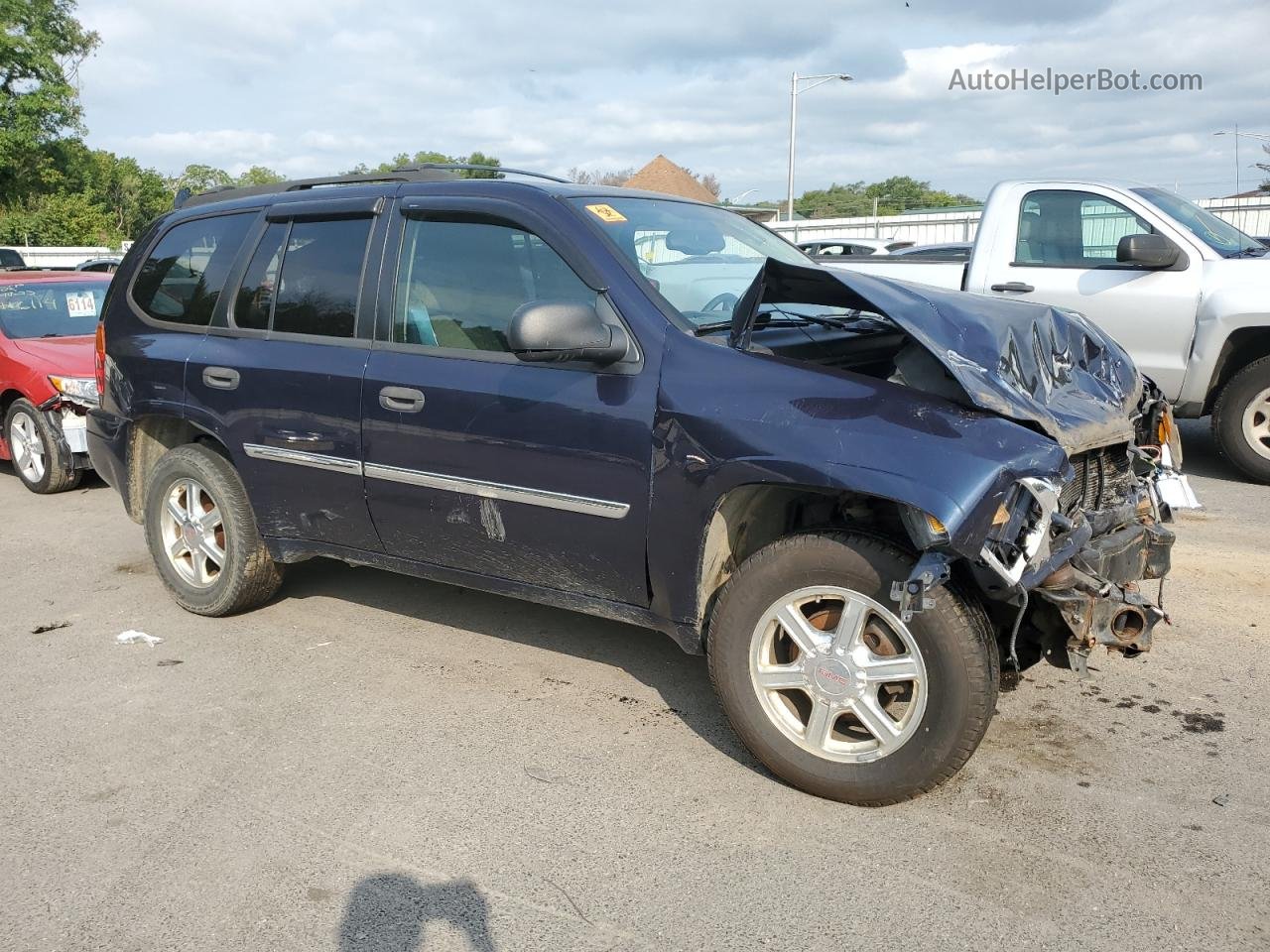 2008 Gmc Envoy  Синий vin: 1GKDT13S682159900