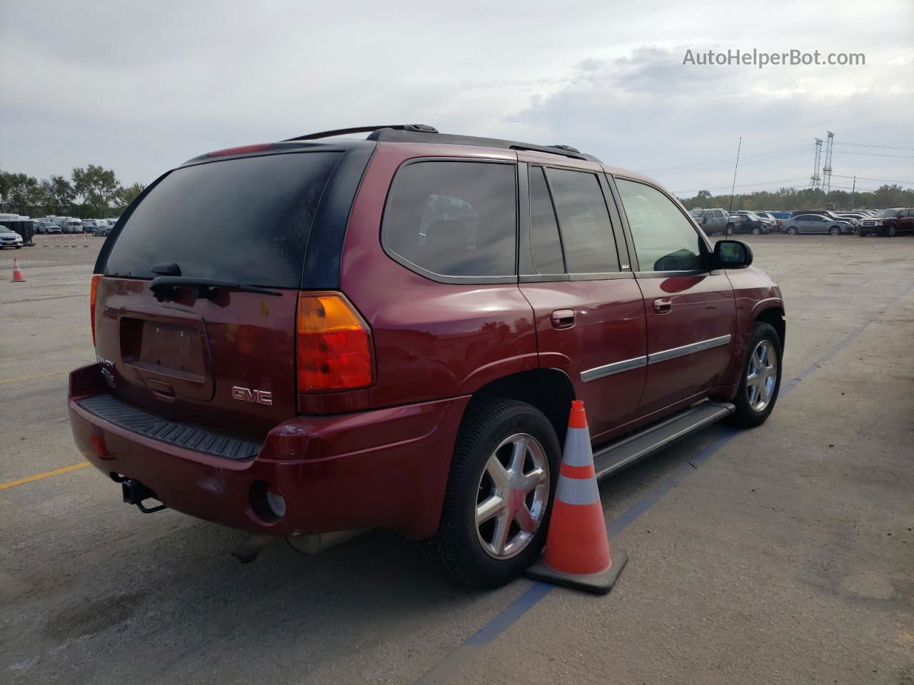 2008 Gmc Envoy  Burgundy vin: 1GKDT13S682249290