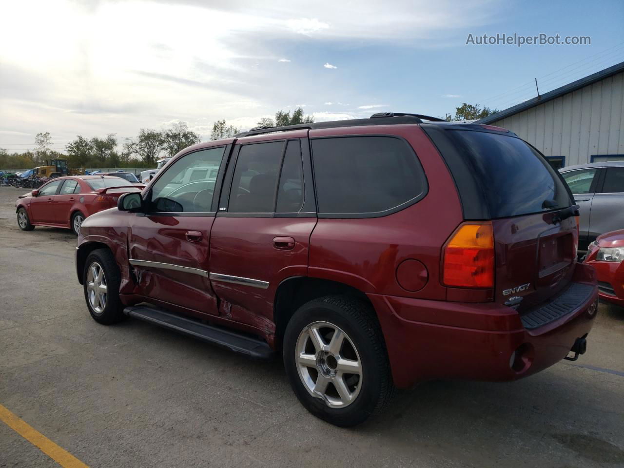 2008 Gmc Envoy  Burgundy vin: 1GKDT13S682249290