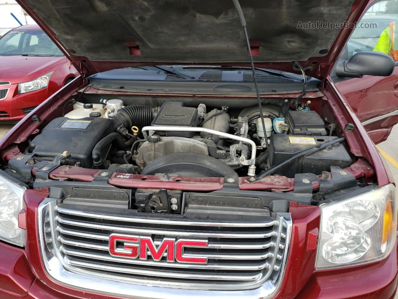 2008 Gmc Envoy  Бордовый vin: 1GKDT13S682249290