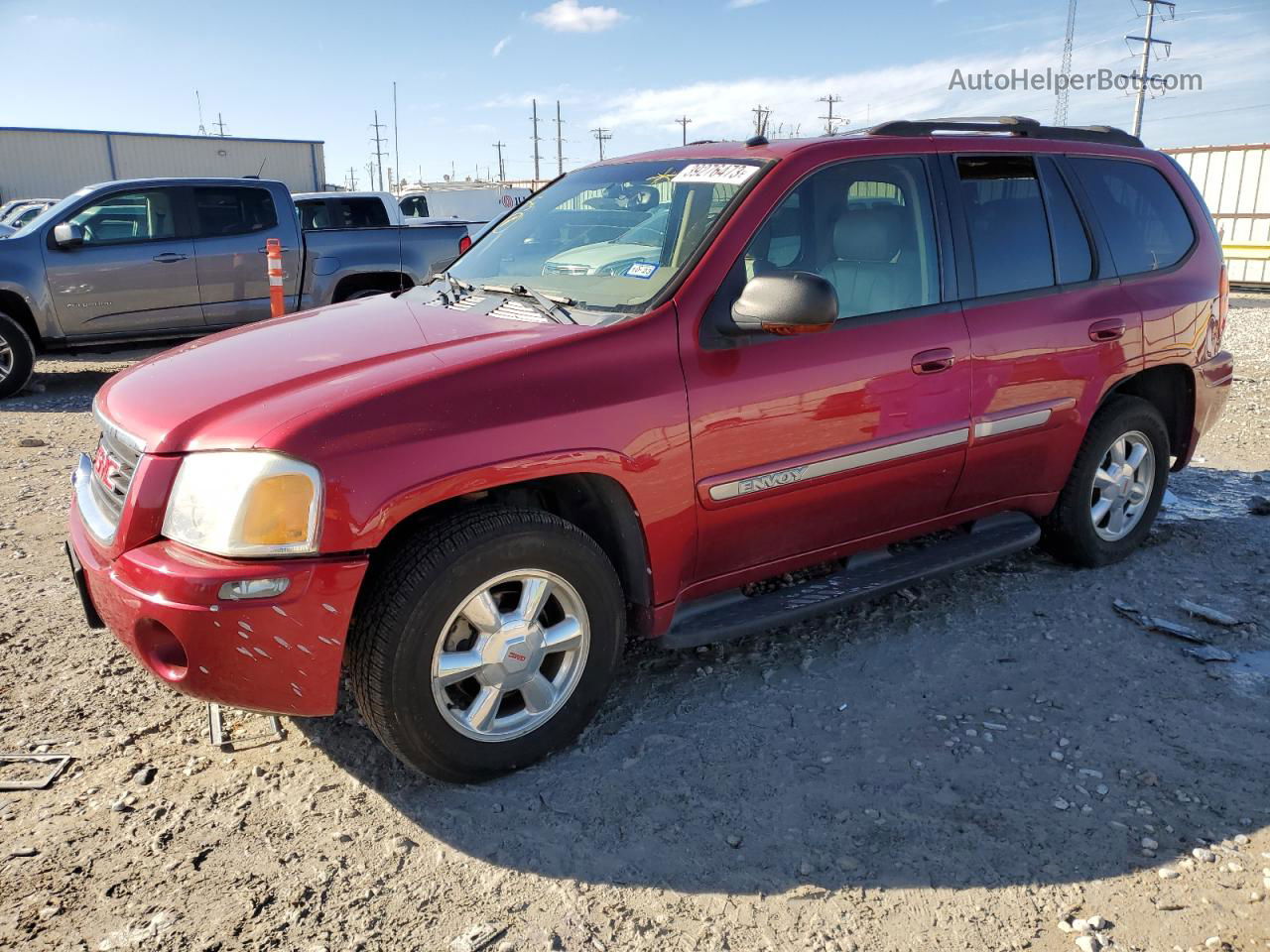 2004 Gmc Envoy  Red vin: 1GKDT13S742278310