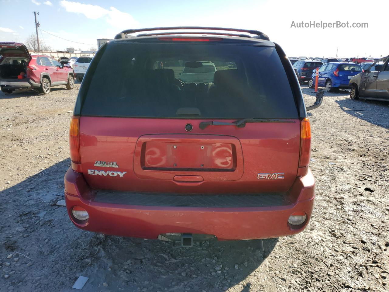 2004 Gmc Envoy  Red vin: 1GKDT13S742278310