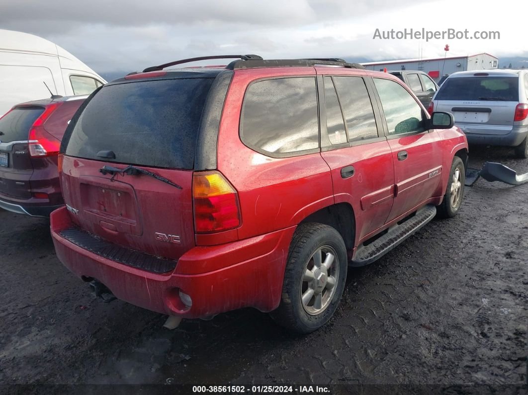 2005 Gmc Envoy Sle Red vin: 1GKDT13S752129722