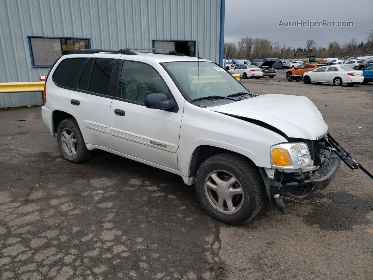 2005 Gmc Envoy  White vin: 1GKDT13S752174742