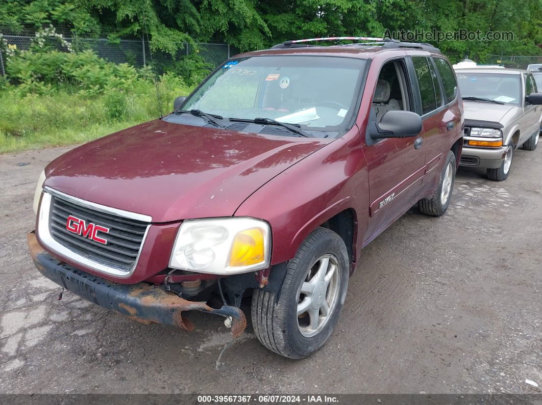 2005 Gmc Envoy Sle Red vin: 1GKDT13S752303966