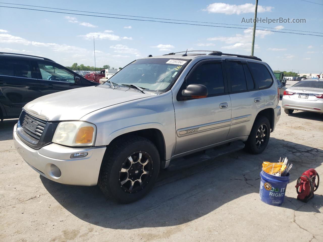 2005 Gmc Envoy  Серебряный vin: 1GKDT13S752317916