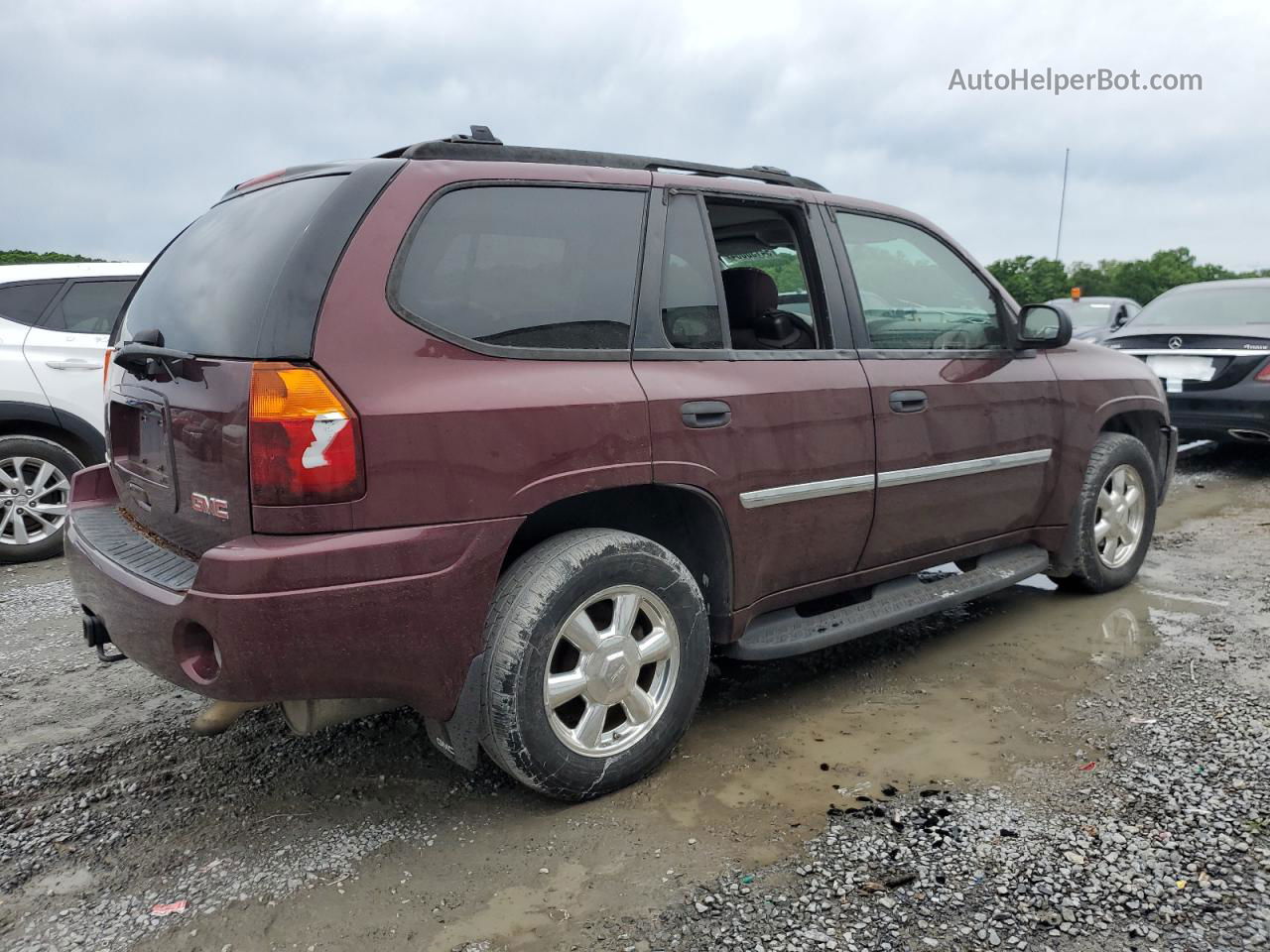 2007 Gmc Envoy  Maroon vin: 1GKDT13S772256392