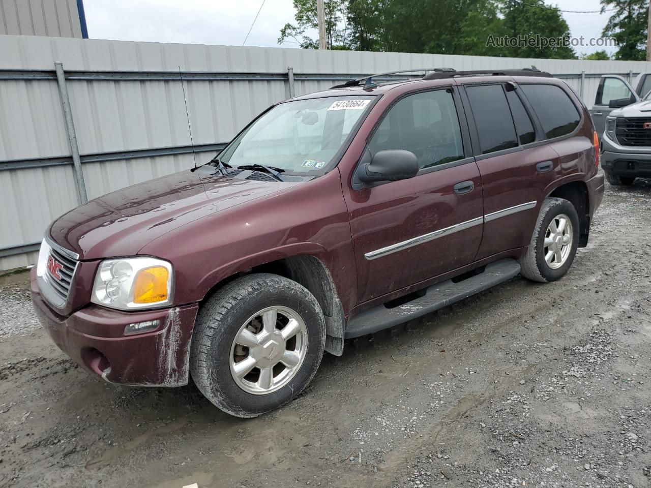 2007 Gmc Envoy  Maroon vin: 1GKDT13S772256392