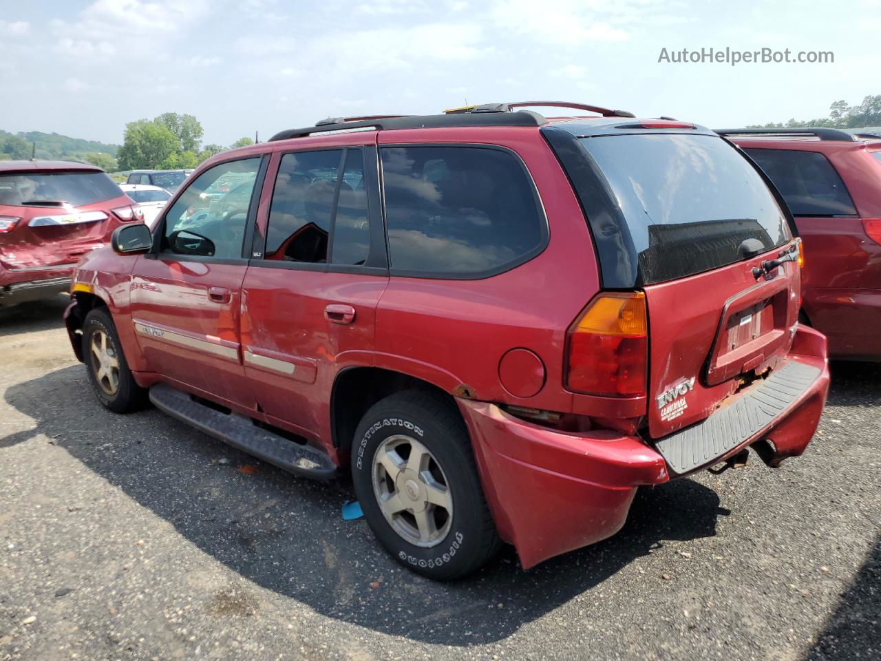 2005 Gmc Envoy  Красный vin: 1GKDT13S852187032