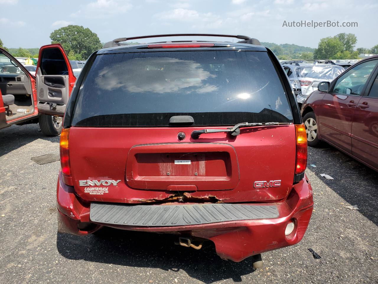 2005 Gmc Envoy  Red vin: 1GKDT13S852187032