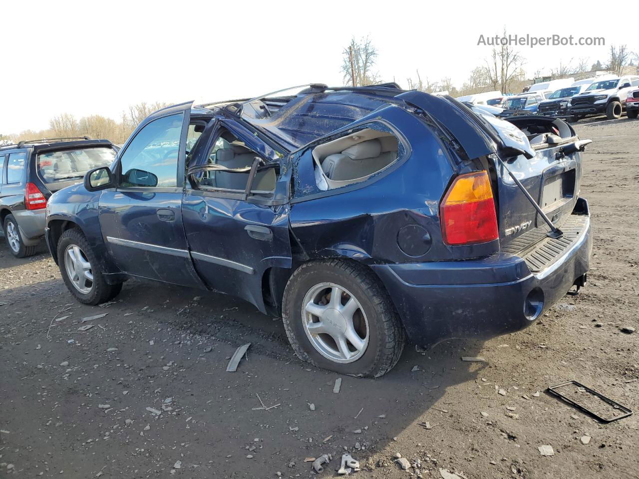 2007 Gmc Envoy  Blue vin: 1GKDT13S872121373