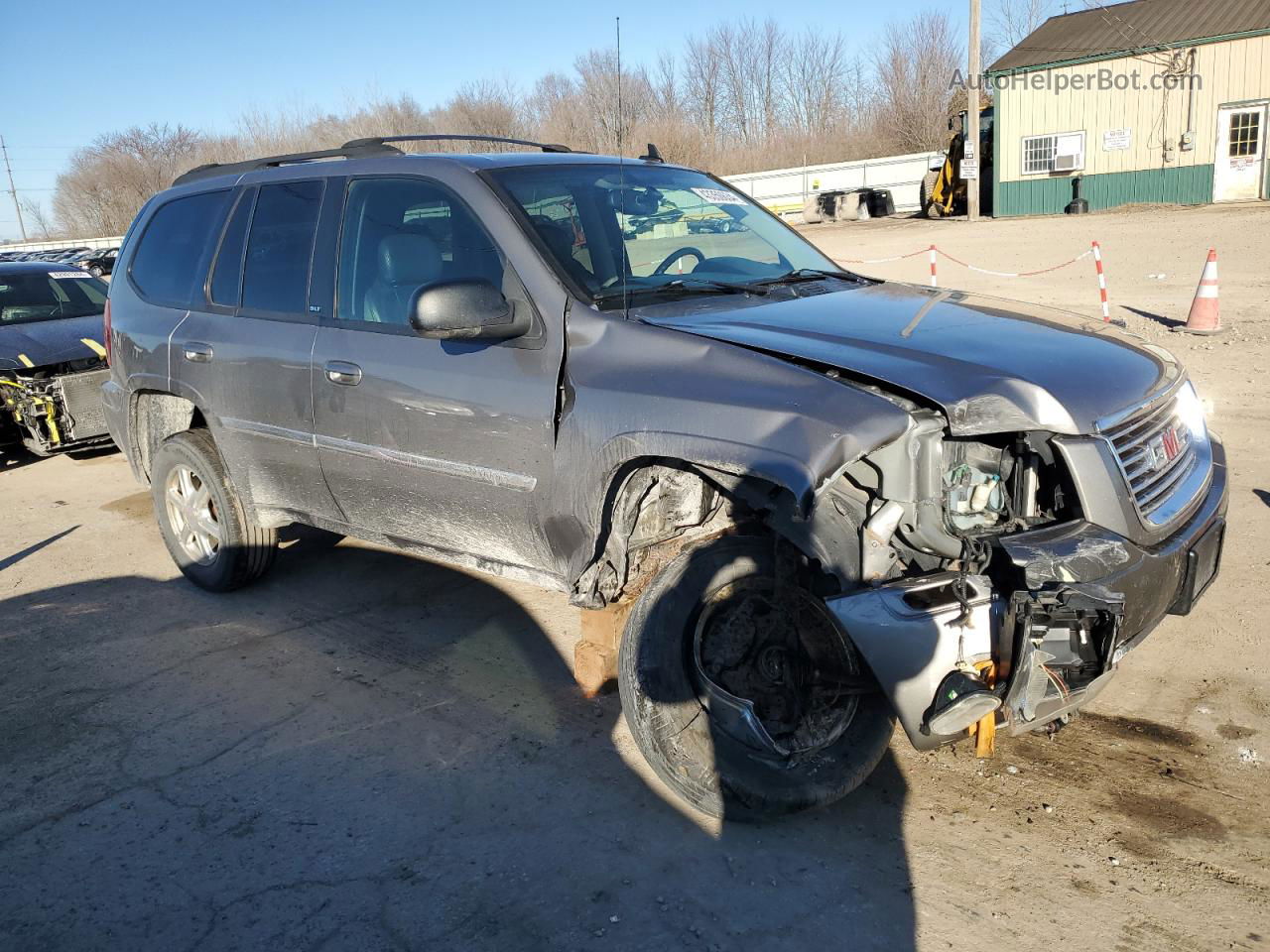 2007 Gmc Envoy  Серый vin: 1GKDT13S872182786