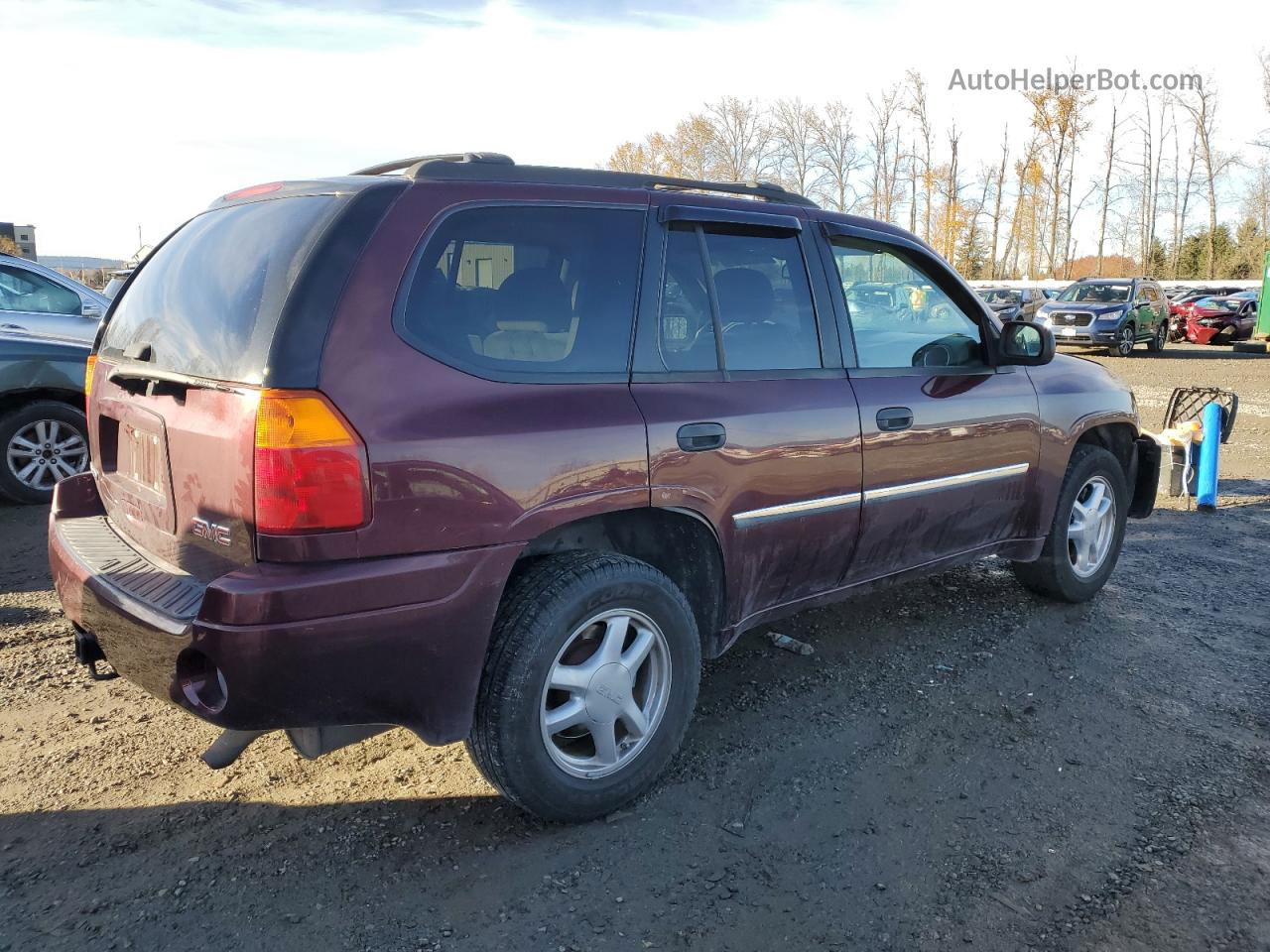 2007 Gmc Envoy  Maroon vin: 1GKDT13S872285920