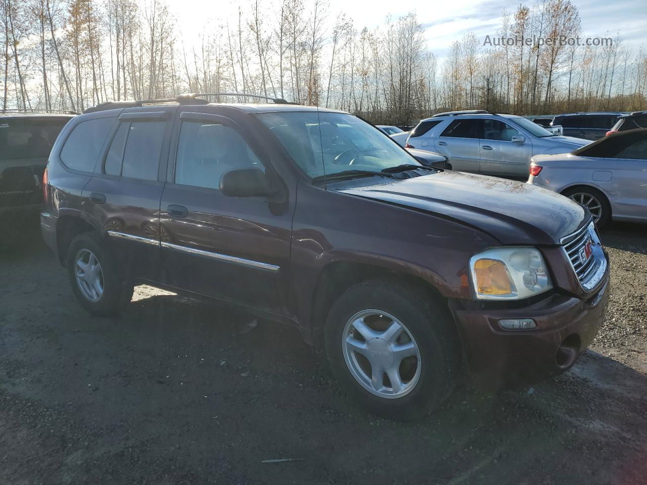 2007 Gmc Envoy  Maroon vin: 1GKDT13S872285920