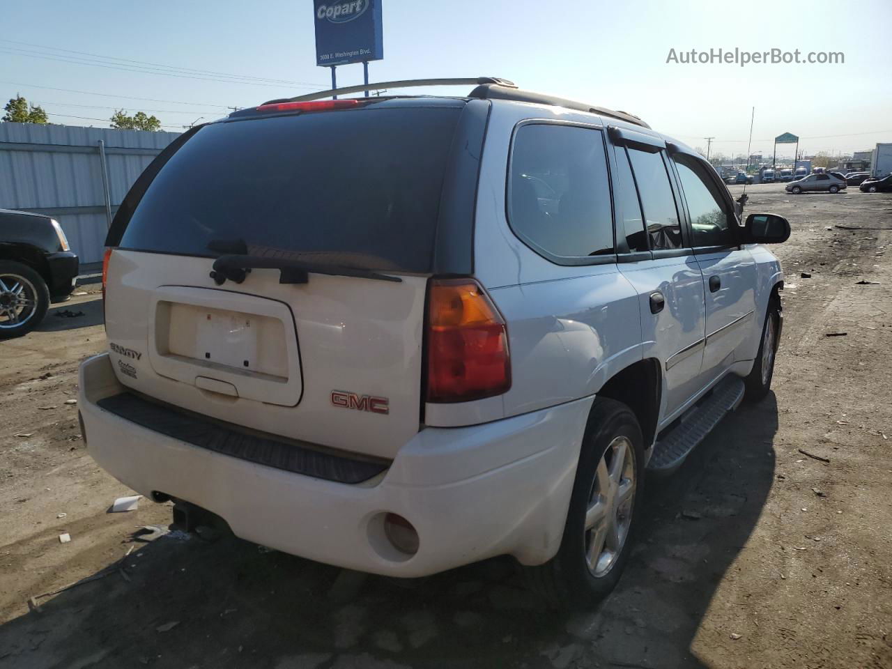 2007 Gmc Envoy  White vin: 1GKDT13S872288011