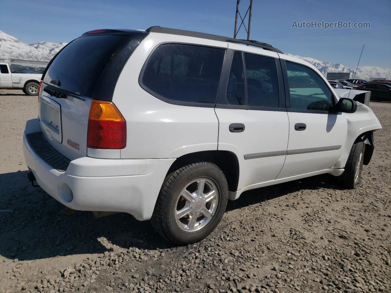 2008 Gmc Envoy  White vin: 1GKDT13S882108558