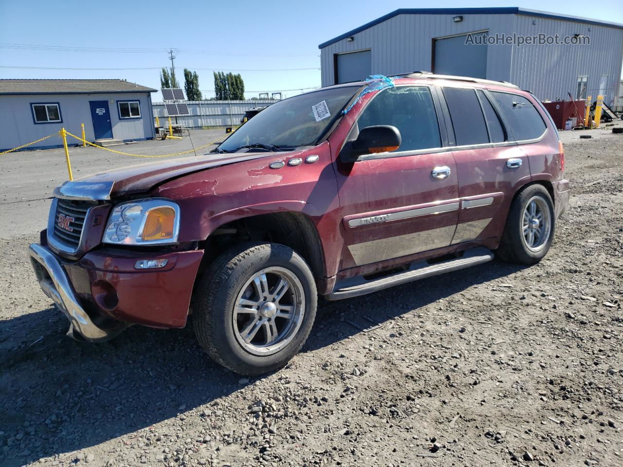 2003 Gmc Envoy  Maroon vin: 1GKDT13S932143277