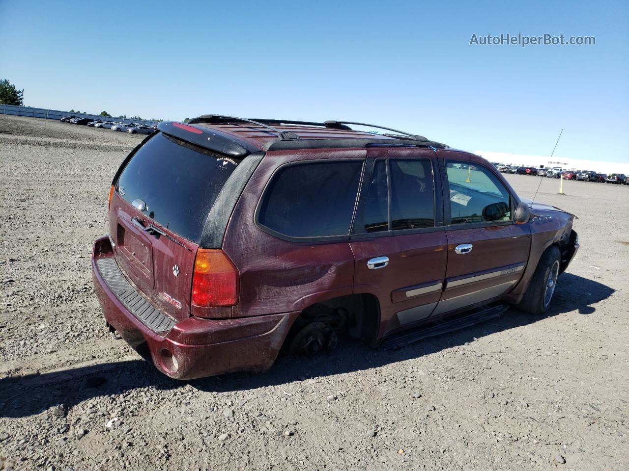 2003 Gmc Envoy  Maroon vin: 1GKDT13S932143277