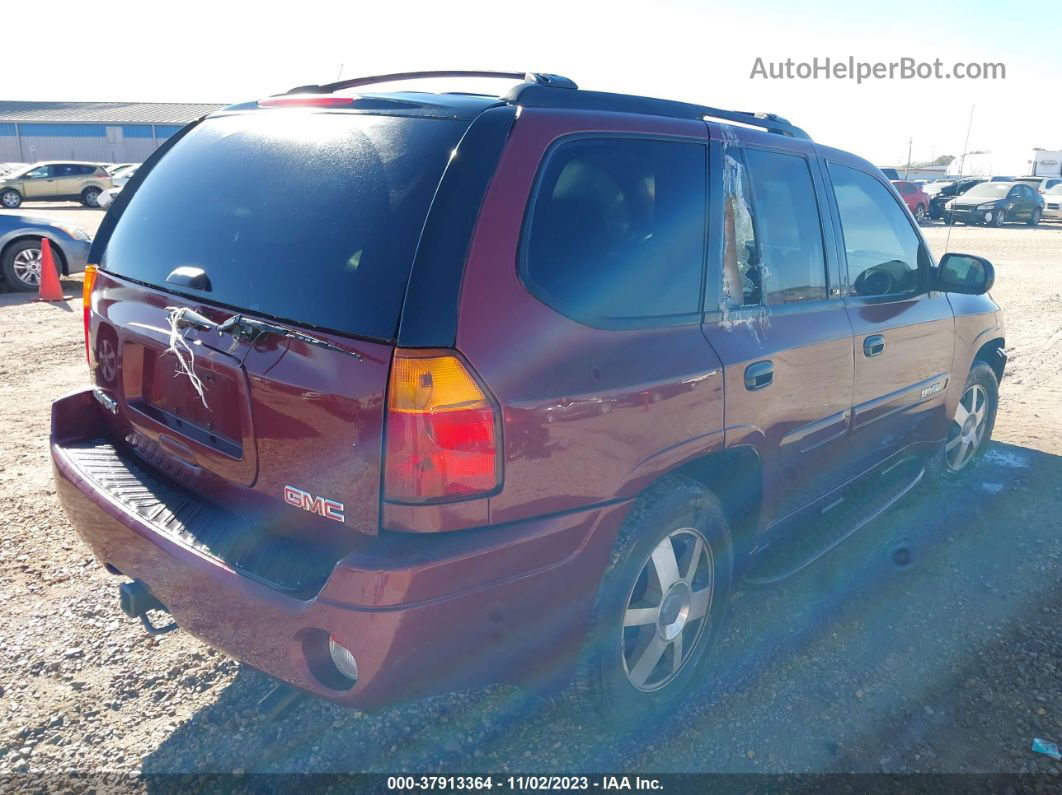 2003 Gmc Envoy Sle Burgundy vin: 1GKDT13S932227258