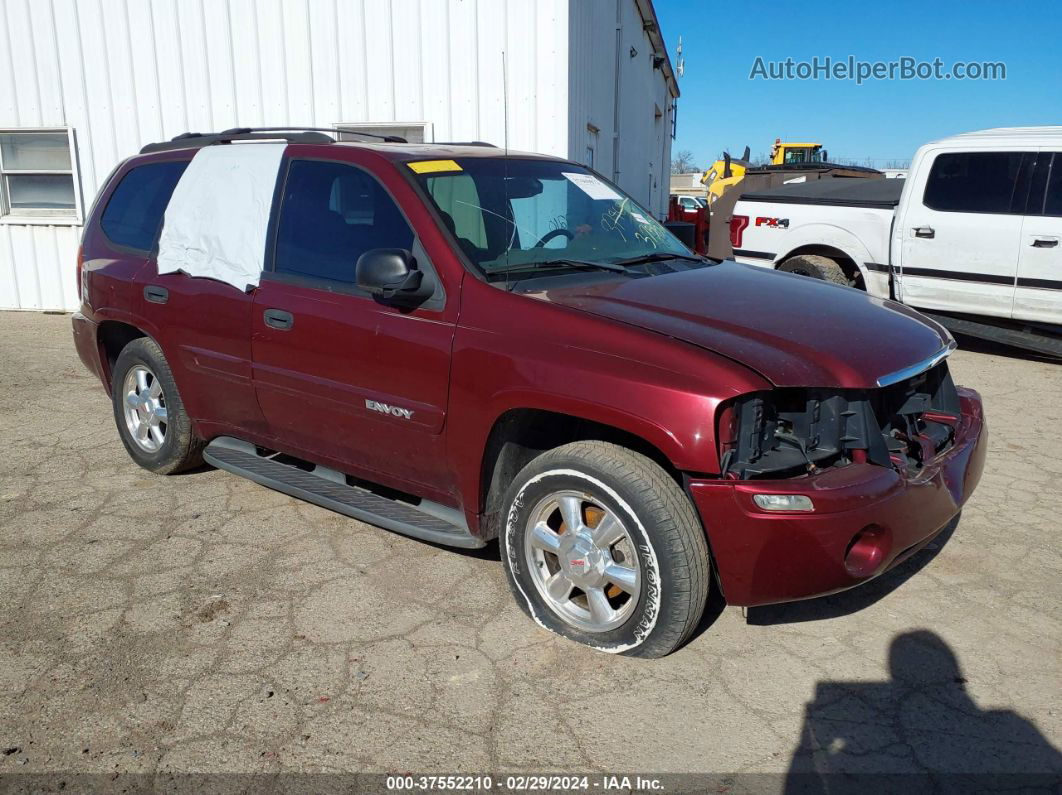 2003 Gmc Envoy Sle Burgundy vin: 1GKDT13S932280218