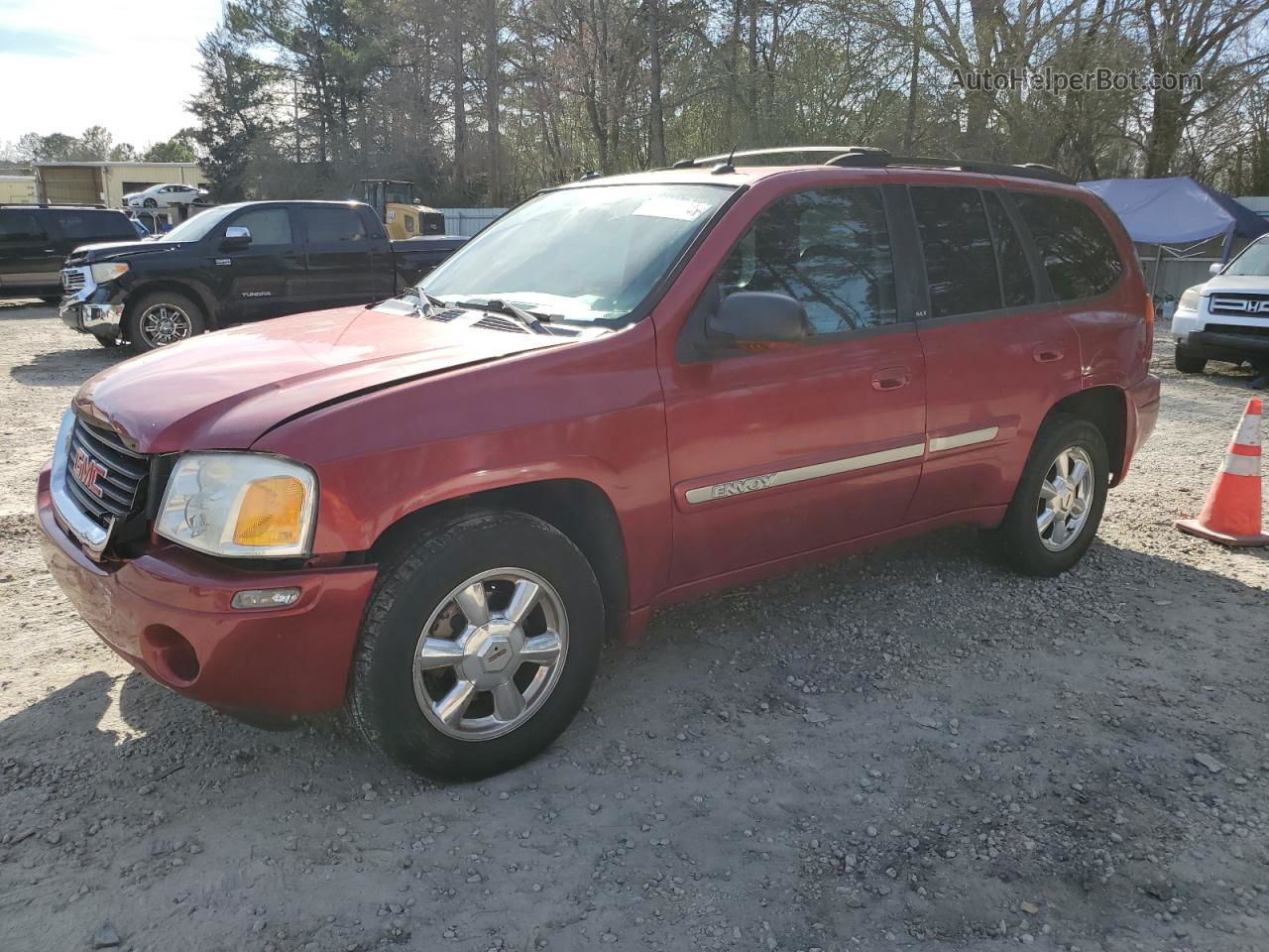 2004 Gmc Envoy  Burgundy vin: 1GKDT13S942322243