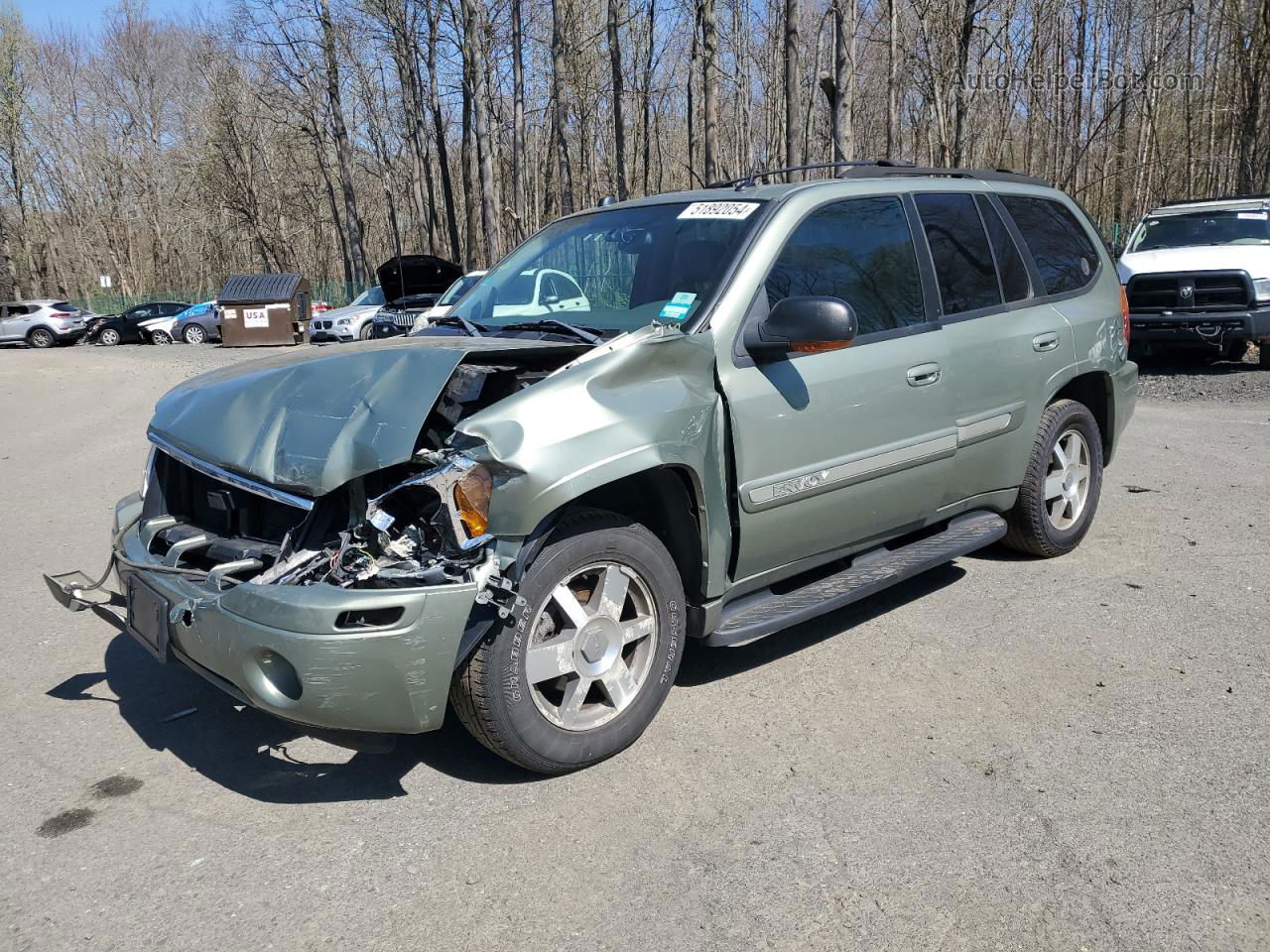 2004 Gmc Envoy  Green vin: 1GKDT13S942390722