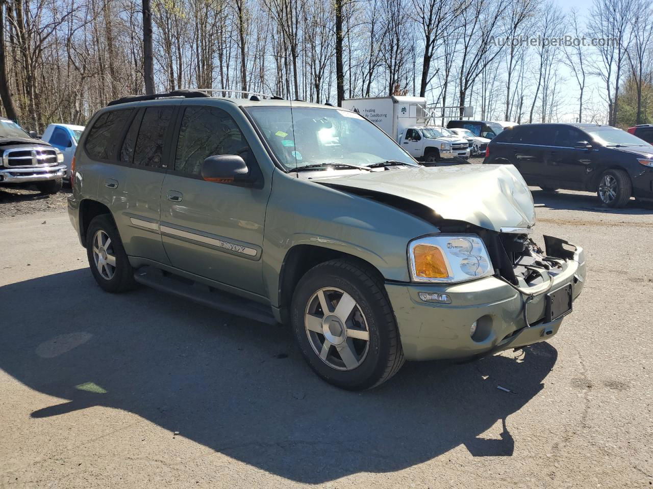 2004 Gmc Envoy  Green vin: 1GKDT13S942390722