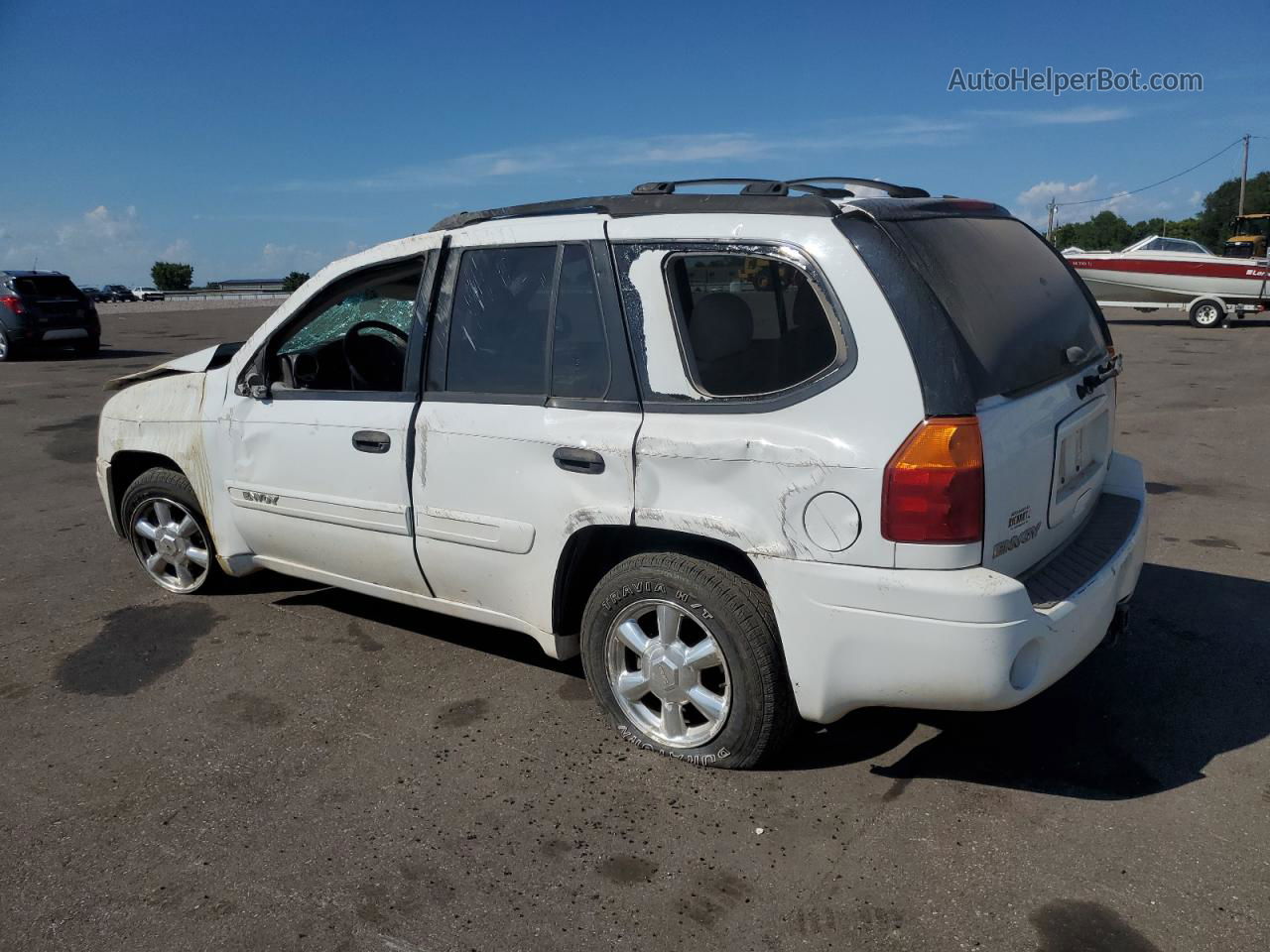 2005 Gmc Envoy  White vin: 1GKDT13S952254933