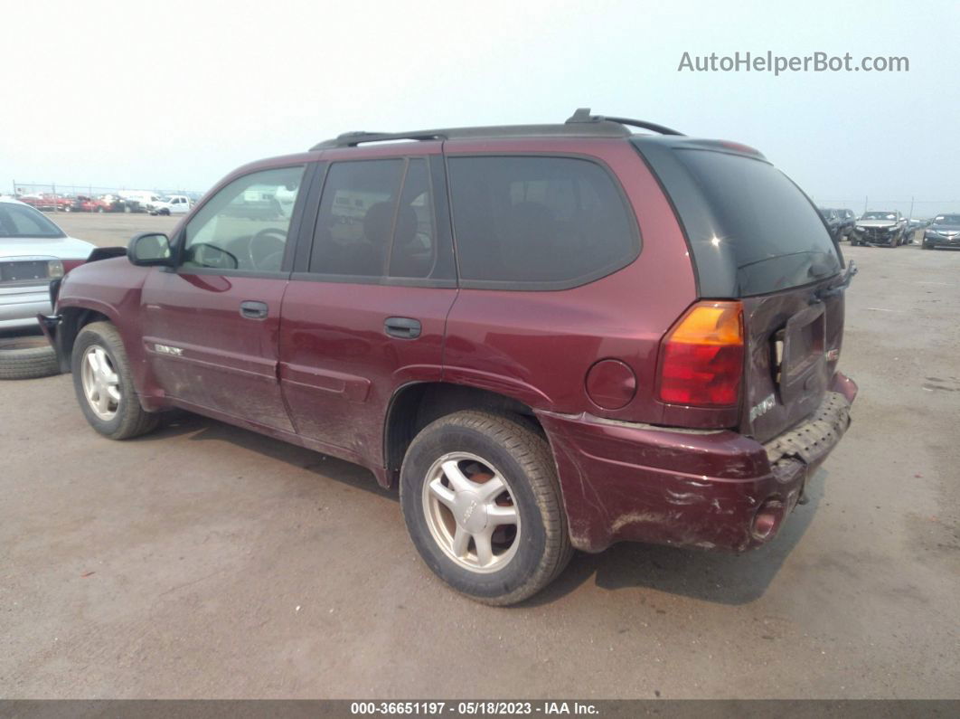 2005 Gmc Envoy Sle Burgundy vin: 1GKDT13S952353185