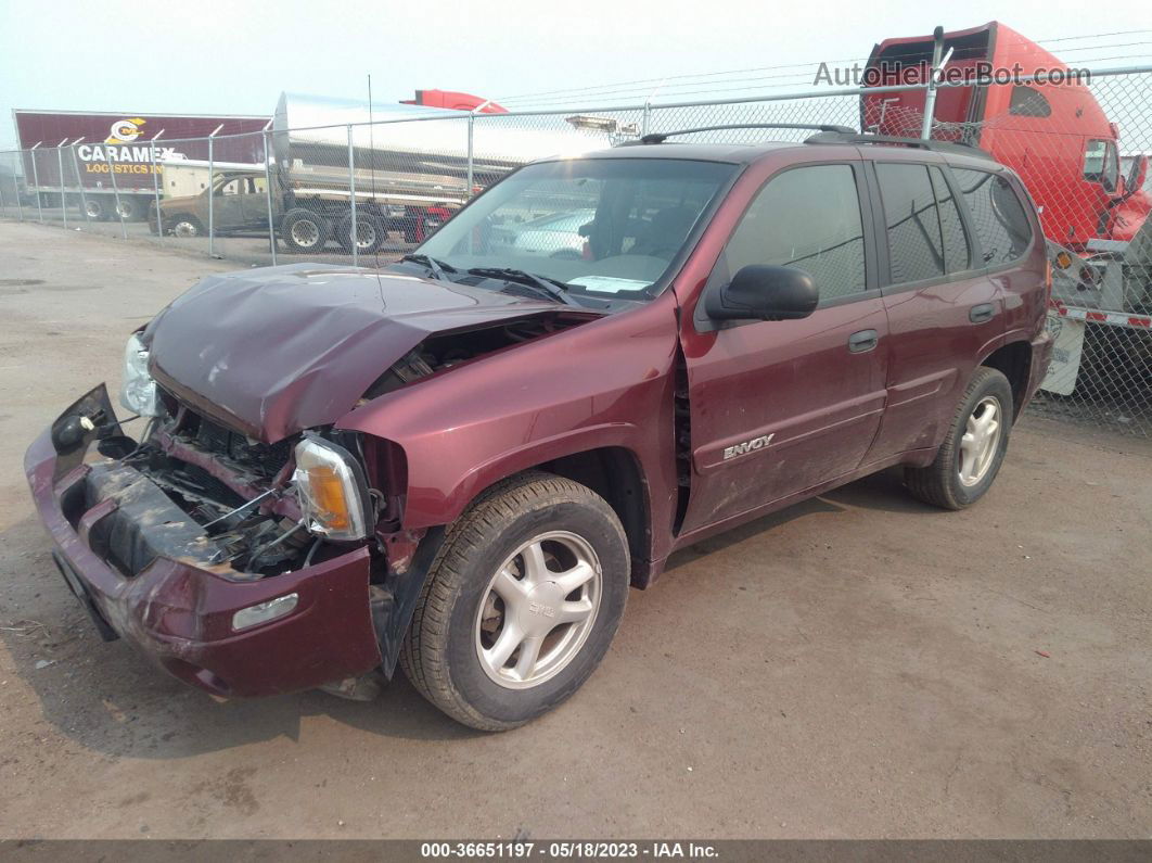 2005 Gmc Envoy Sle Бордовый vin: 1GKDT13S952353185