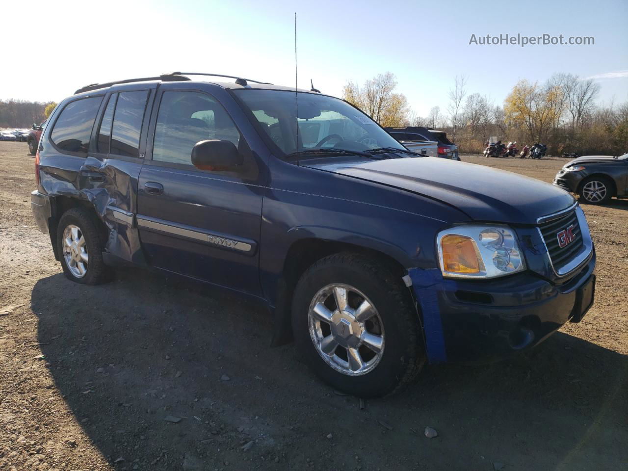 2005 Gmc Envoy  Blue vin: 1GKDT13S952359794