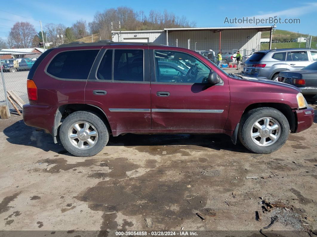 2007 Gmc Envoy Sle Maroon vin: 1GKDT13S972193795