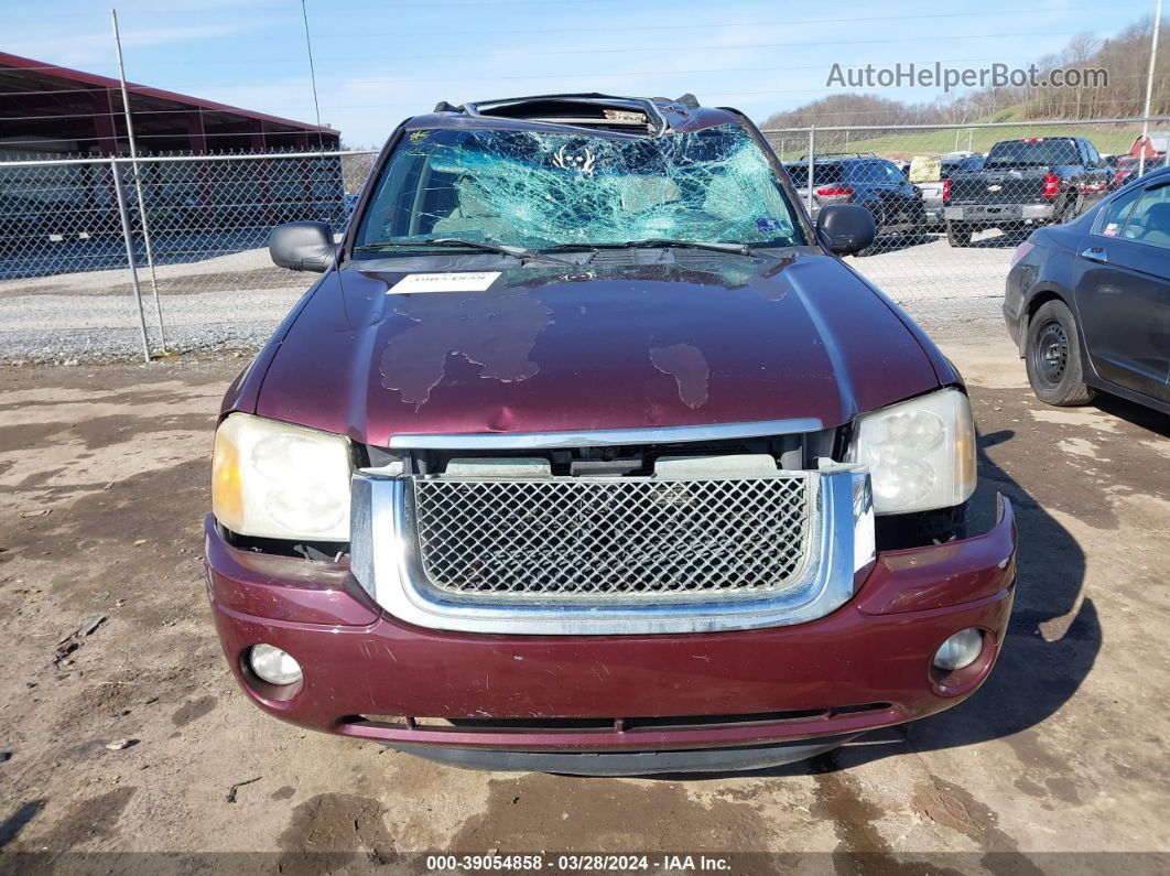 2007 Gmc Envoy Sle Maroon vin: 1GKDT13S972193795