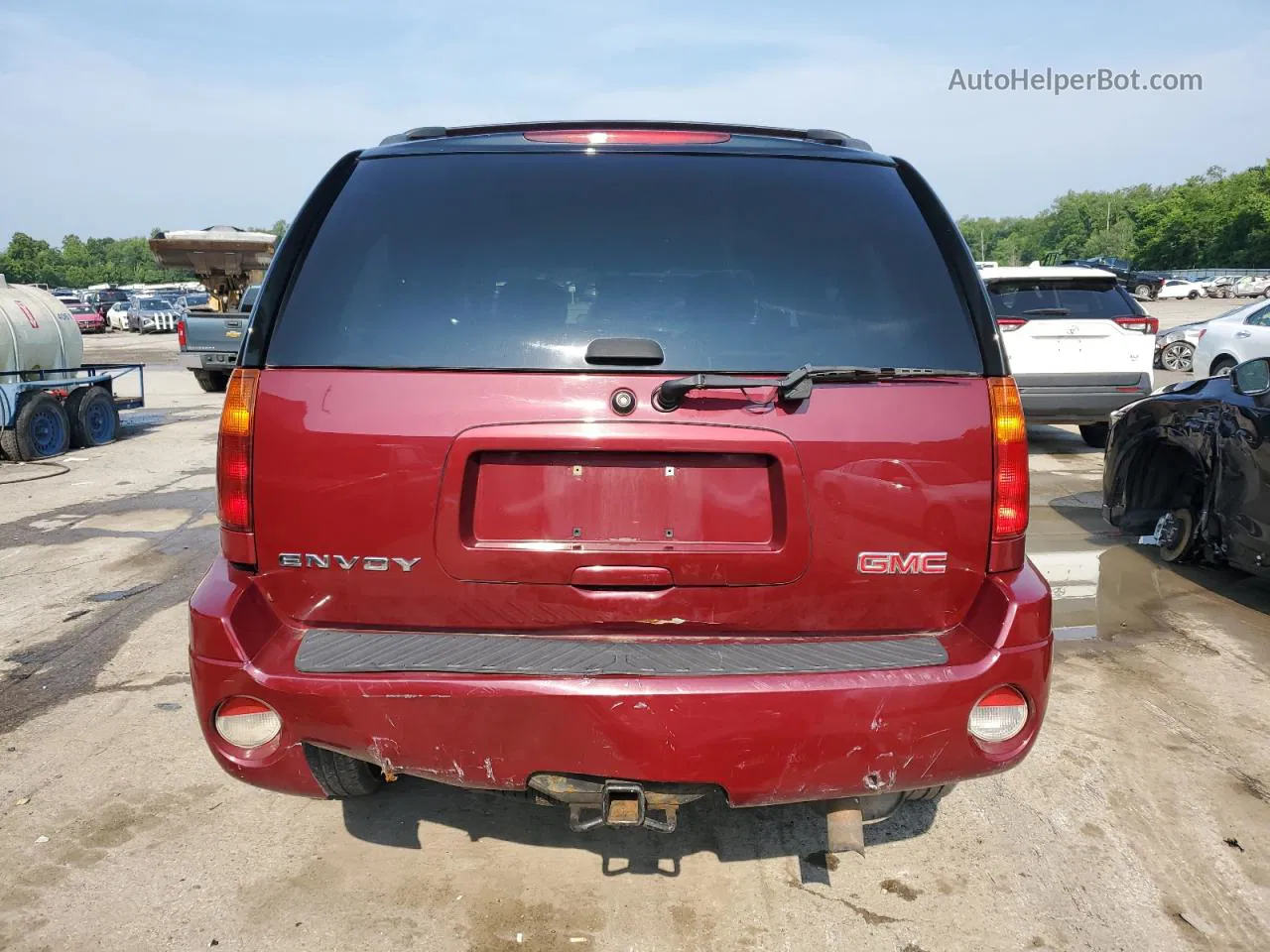 2008 Gmc Envoy  Red vin: 1GKDT13S982190560