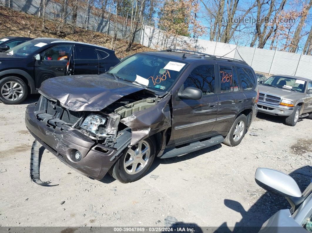 2008 Gmc Envoy Sle Brown vin: 1GKDT13S982217482