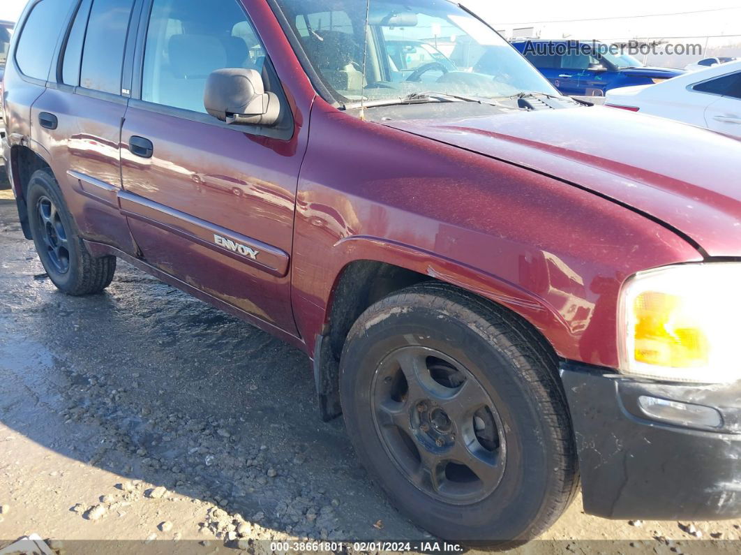 2003 Gmc Envoy Sle Red vin: 1GKDT13SX32286688