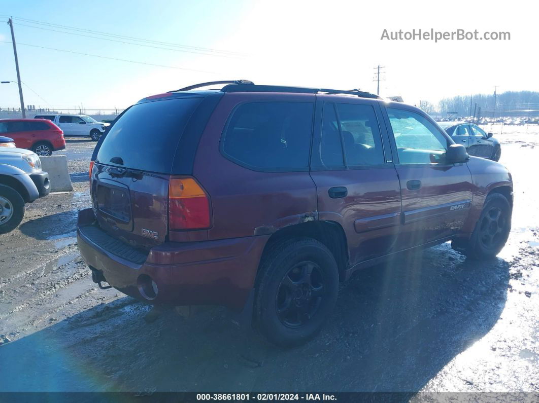 2003 Gmc Envoy Sle Red vin: 1GKDT13SX32286688