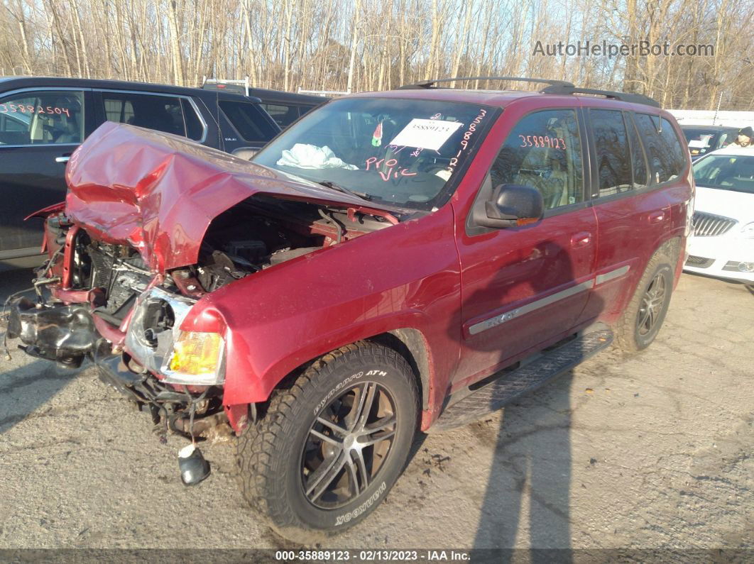 2003 Gmc Envoy Slt Red vin: 1GKDT13SX32343682