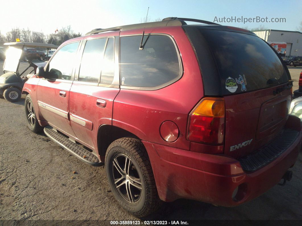 2003 Gmc Envoy Slt Red vin: 1GKDT13SX32343682