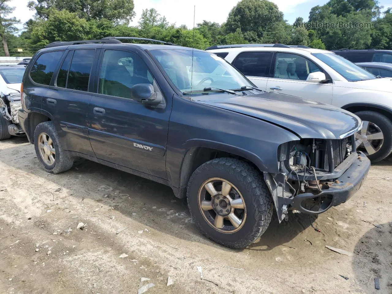 2003 Gmc Envoy  Gray vin: 1GKDT13SX32360255