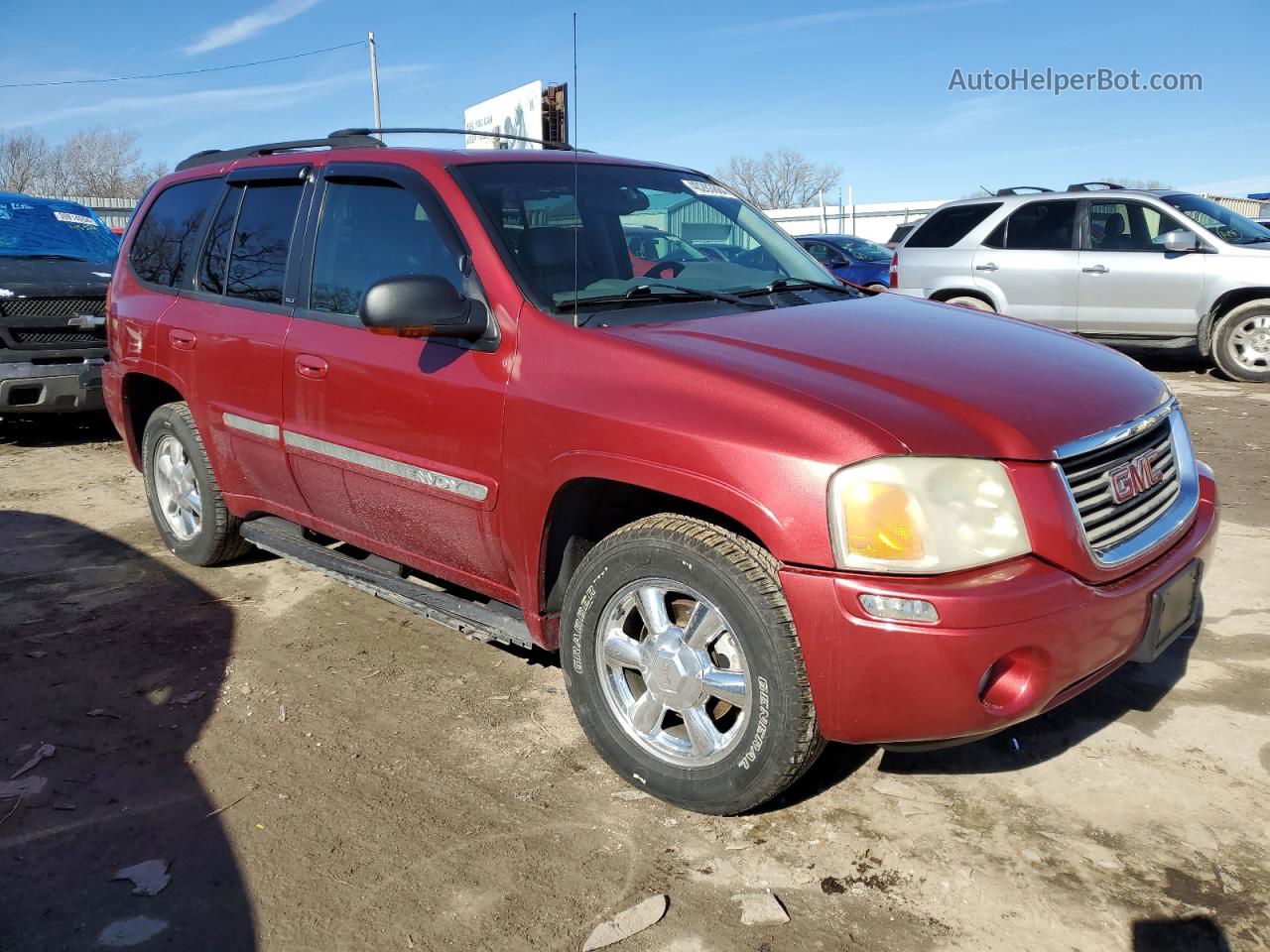 2003 Gmc Envoy  Maroon vin: 1GKDT13SX32383079