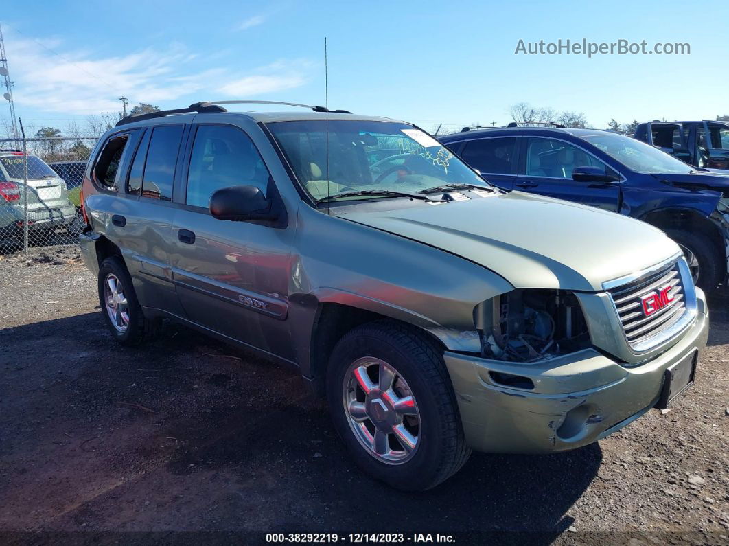 2004 Gmc Envoy Sle Зеленый vin: 1GKDT13SX42141362